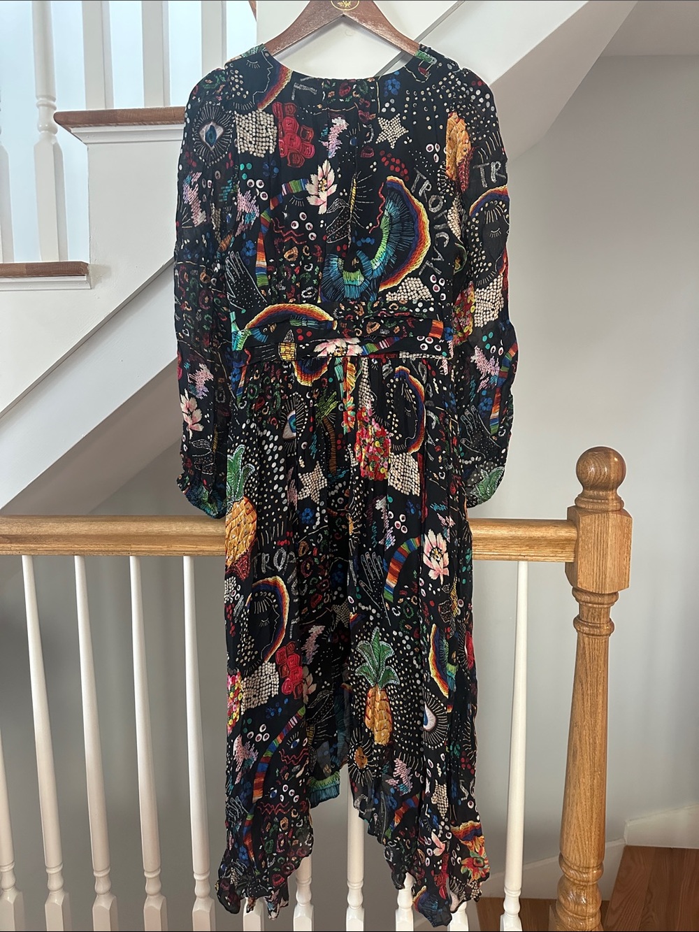 Farm Rio Borogodo printed dress size M - Picture 5 of 6